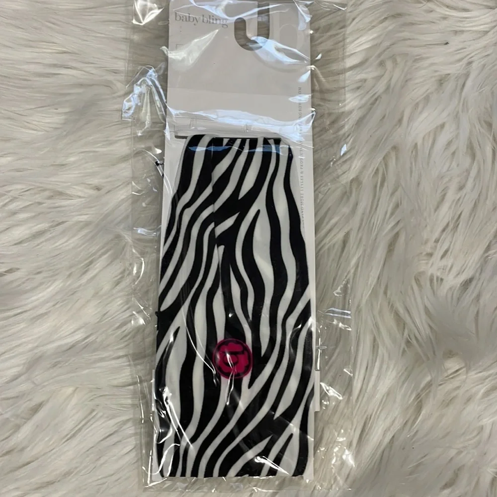 Zebra babybling headband